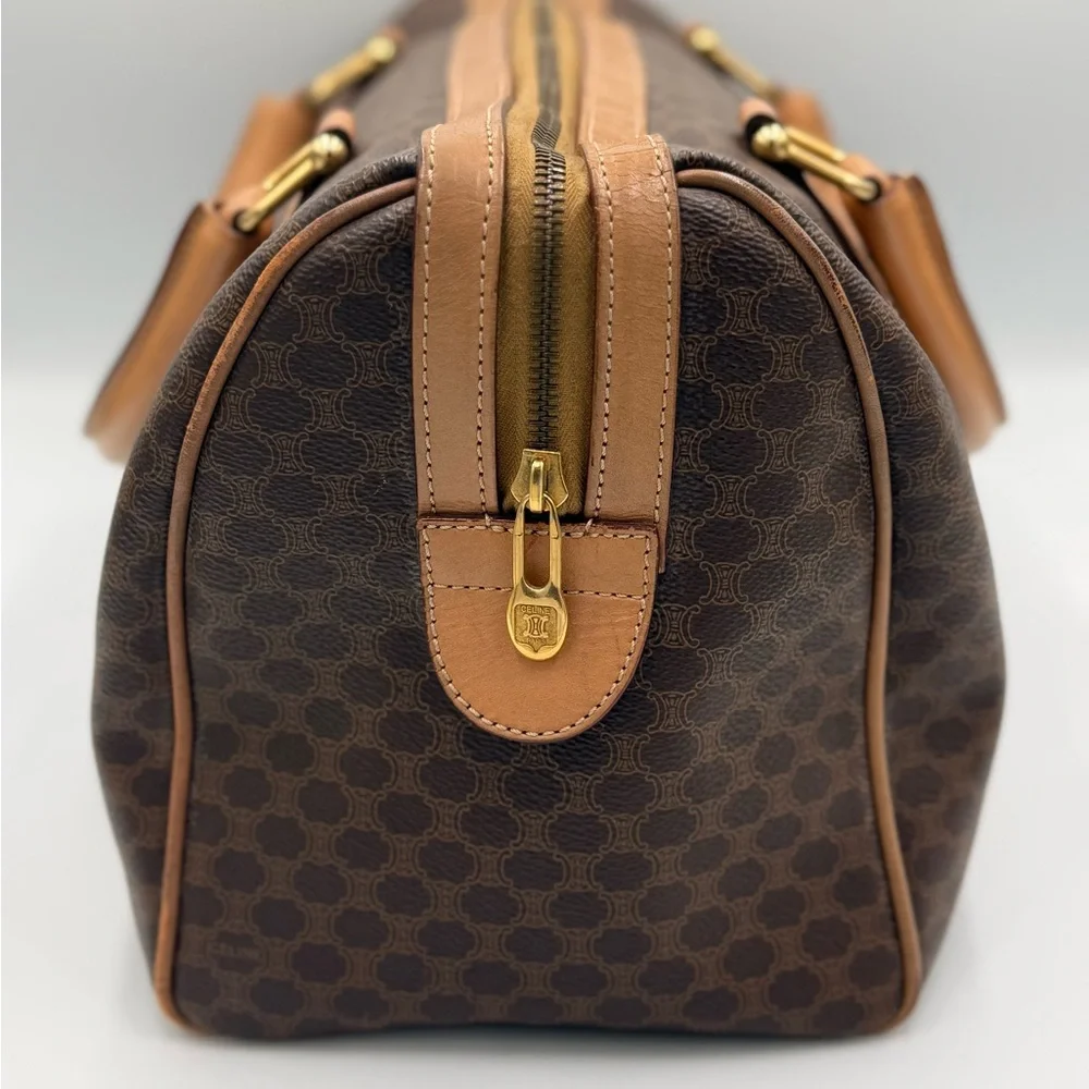 Celine Vintage Macadam Boston Bag - Picture 3 of 13